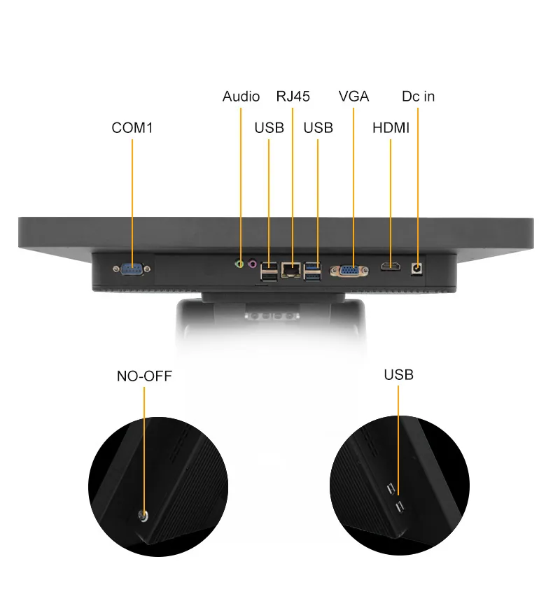 17-inch 4:3 POS Terminal All-in-One with High-Definition Capacitive Touch 6