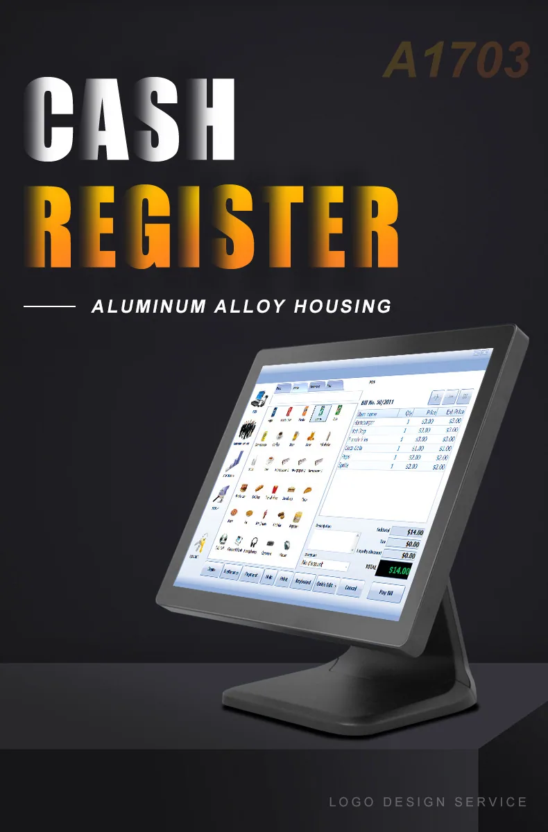 17-inch 4:3 POS Terminal All-in-One with High-Definition Capacitive Touch 16