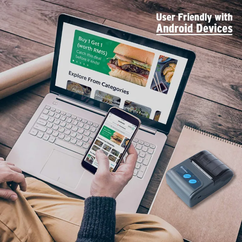 Bluetooth printer. Por Bluetooth printer SGT-B58V. 6