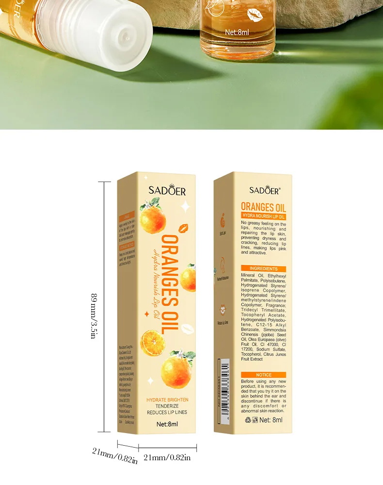 The application effect of SADOER shea butter lip balm can moisturize and nourish the lips, and the autumn and winter lip care