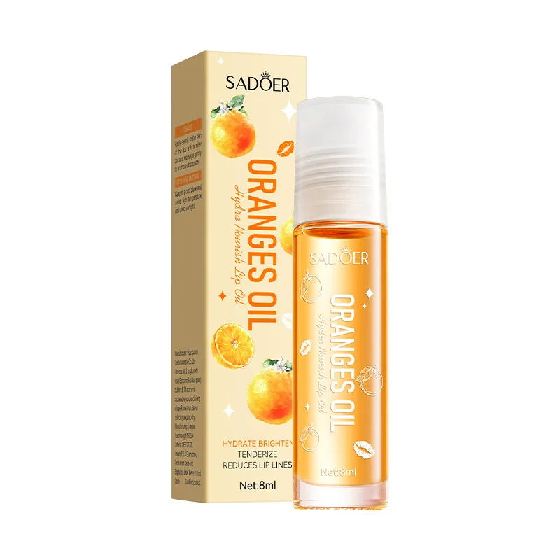 SADOER Avocado Lip Oil Packaging Detail Picture Bottle Body Process and Printing Display Foreign Trade Quality