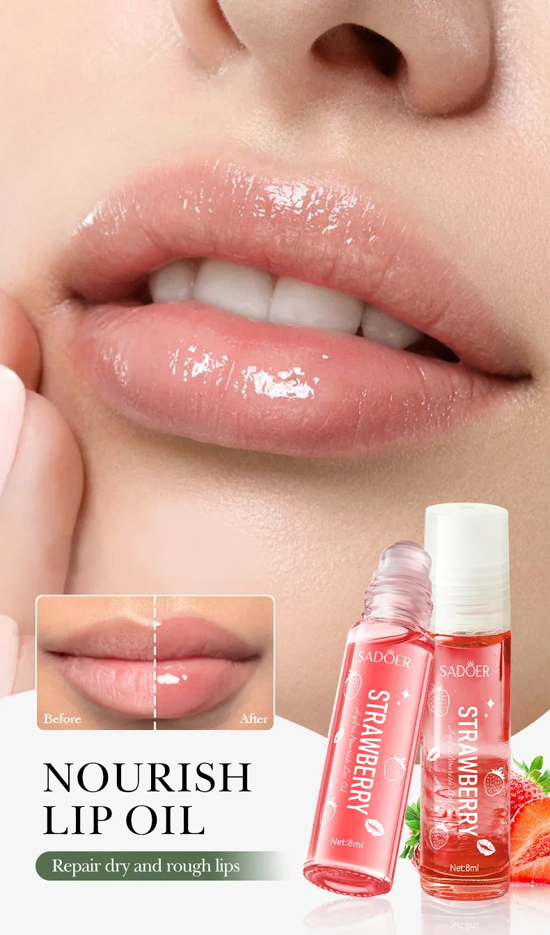 SADOER Avocado Lip Lotion Dimensioning Portable Autumn and Winter Moisturizing Lip Care lipstick