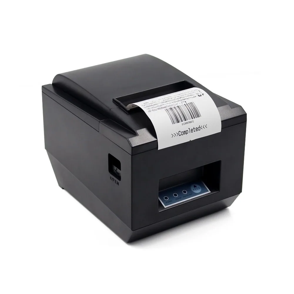 SGT-8221 supermarket cashier receipt thermal printer with USB port, network port and serial port. Kitchen receipt printer.