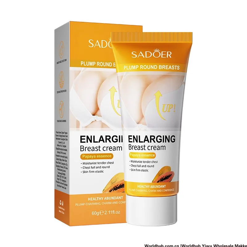 SADOER Papaya Coconut Extract Beauty Cream has a soft texture that moisturizes the skin and chest care, cross-border foreign tra - Face & Body Mask 3
