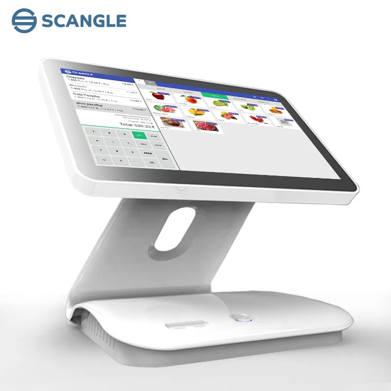 15 inch touch POS machine ordering milk tea convenience store supermarket cash register