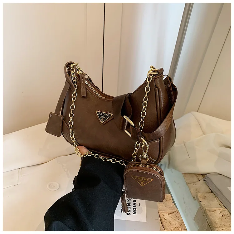 High end Western style niche design bag for women 2024 new popular and popular versatile crossbody bag, single shoulder armpit b 9