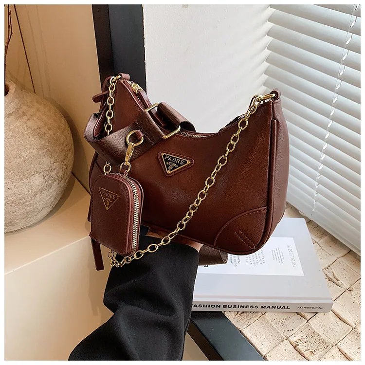 High end Western style niche design bag for women 2024 new popular and popular versatile crossbody bag, single shoulder armpit b 7