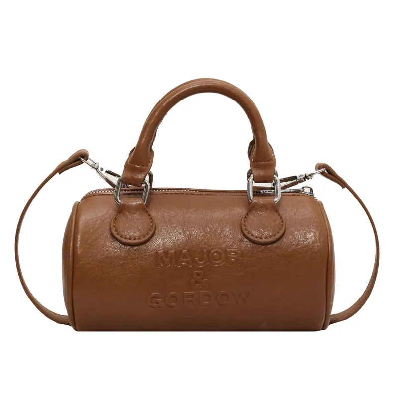 2024 New Cross Border Bags, Womens Bags, Simple Fashion Letter Embossed Tote Bags, Crossbody Bags, Boston Bags 3
