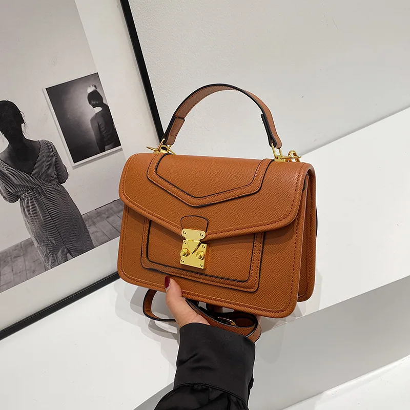 2024 autumn fashion new textured crocodile pattern with compartment luxury practical small square bag handbag crossbody bag 10