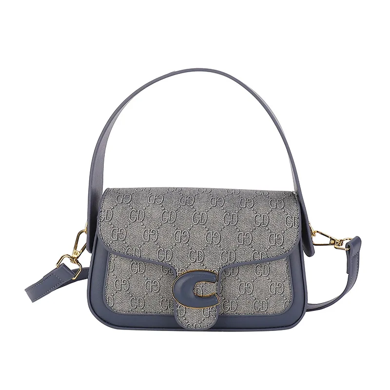 Womens bag 2024 cross-border new simple casual niche fashion handbag bag womens high-end crossbody bag armpit bag 11