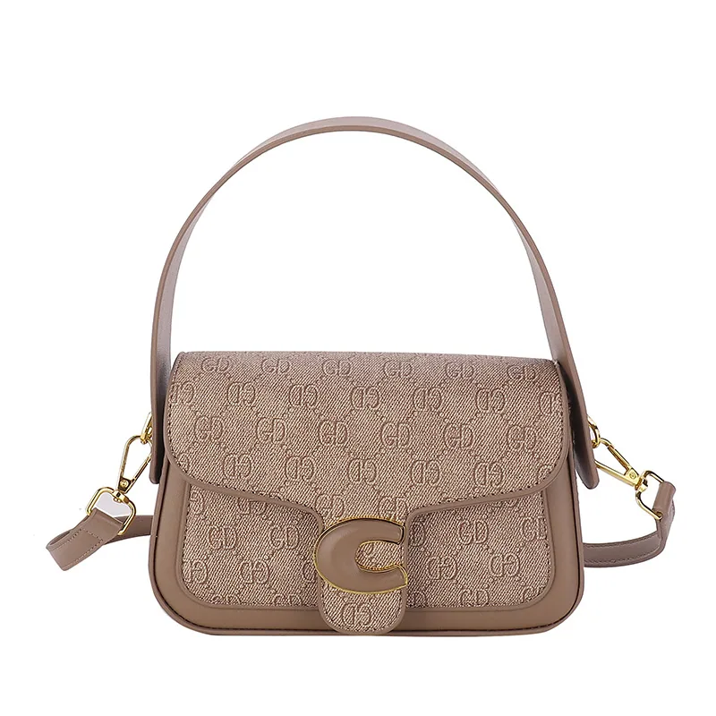 Womens bag 2024 cross-border new simple casual niche fashion handbag bag womens high-end crossbody bag armpit bag 5