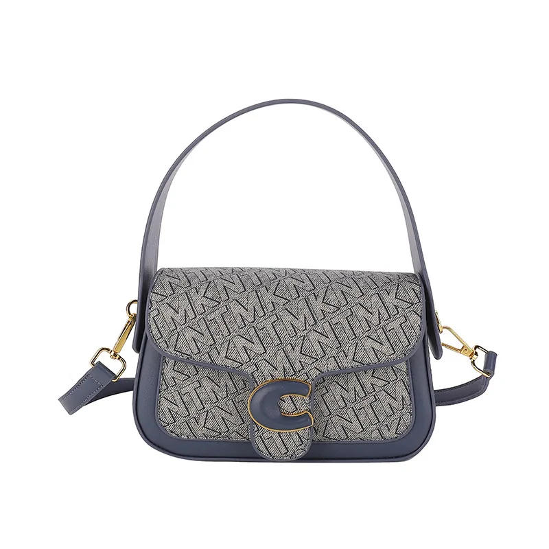Womens bag 2024 cross-border new simple casual niche fashion handbag bag womens high-end crossbody bag armpit bag 7