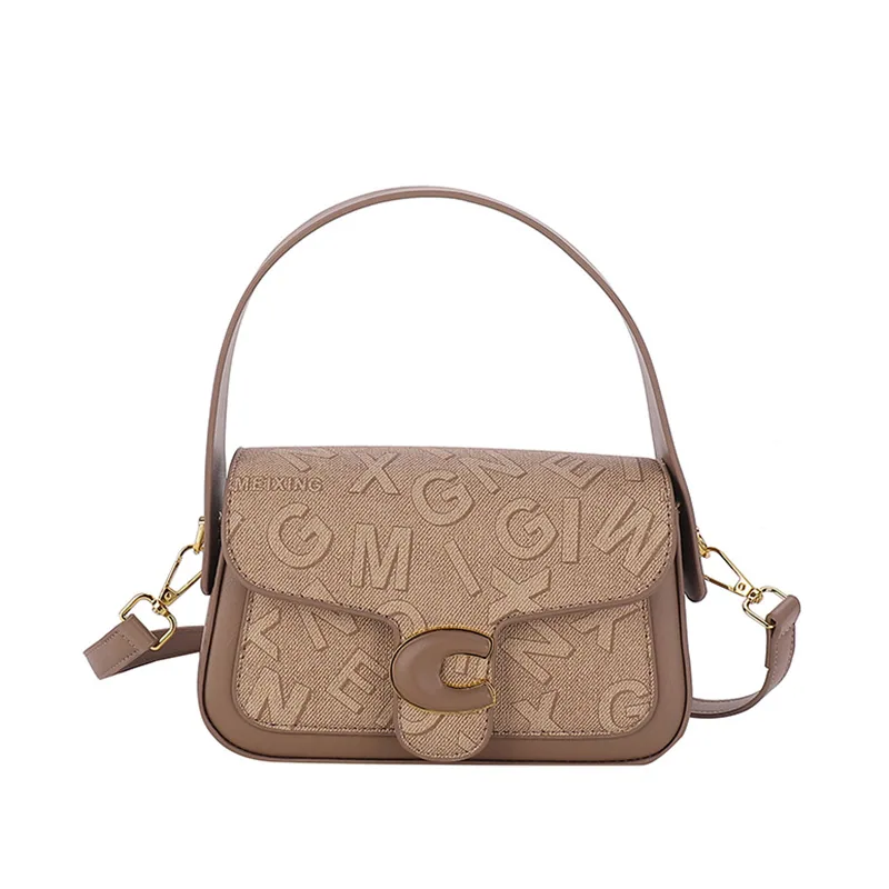 Womens bag 2024 cross-border new simple casual niche fashion handbag bag womens high-end crossbody bag armpit bag 3