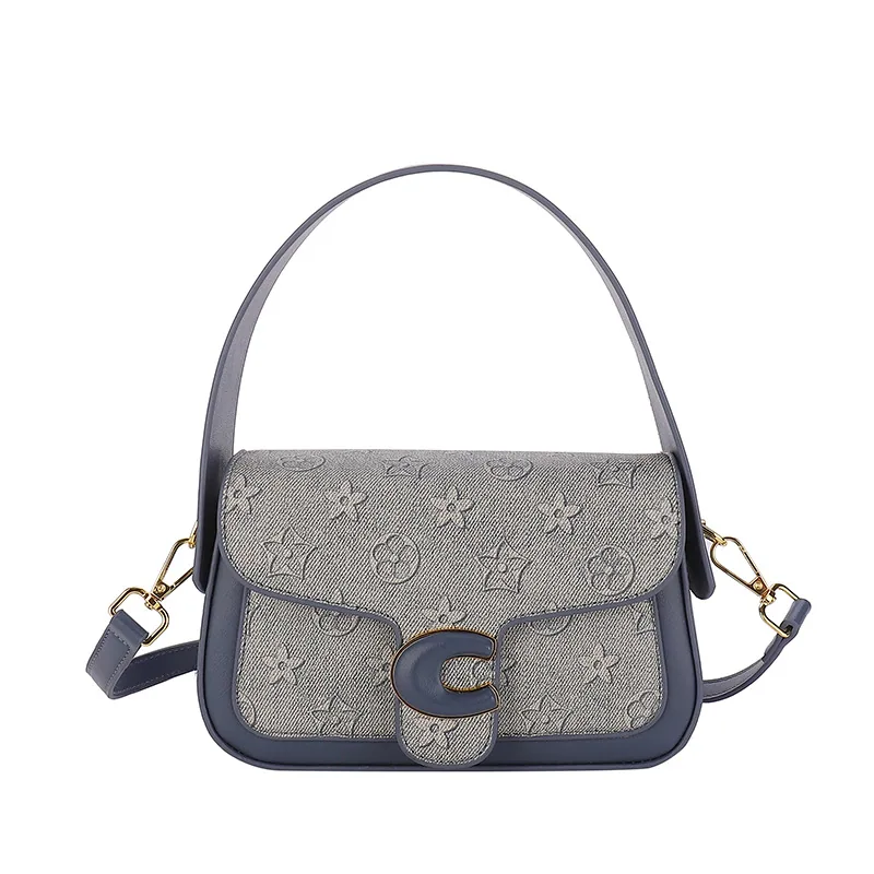 Womens bag 2024 cross-border new simple casual niche fashion handbag bag womens high-end crossbody bag armpit bag 10