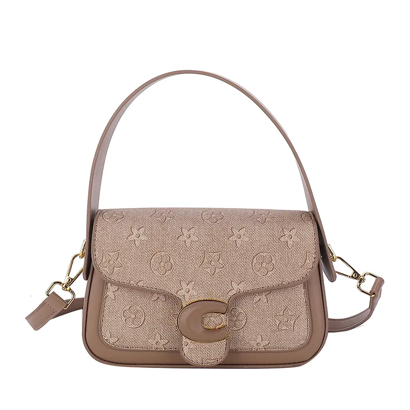 Womens bag 2024 cross-border new simple casual niche fashion handbag bag womens high-end crossbody bag armpit bag 4