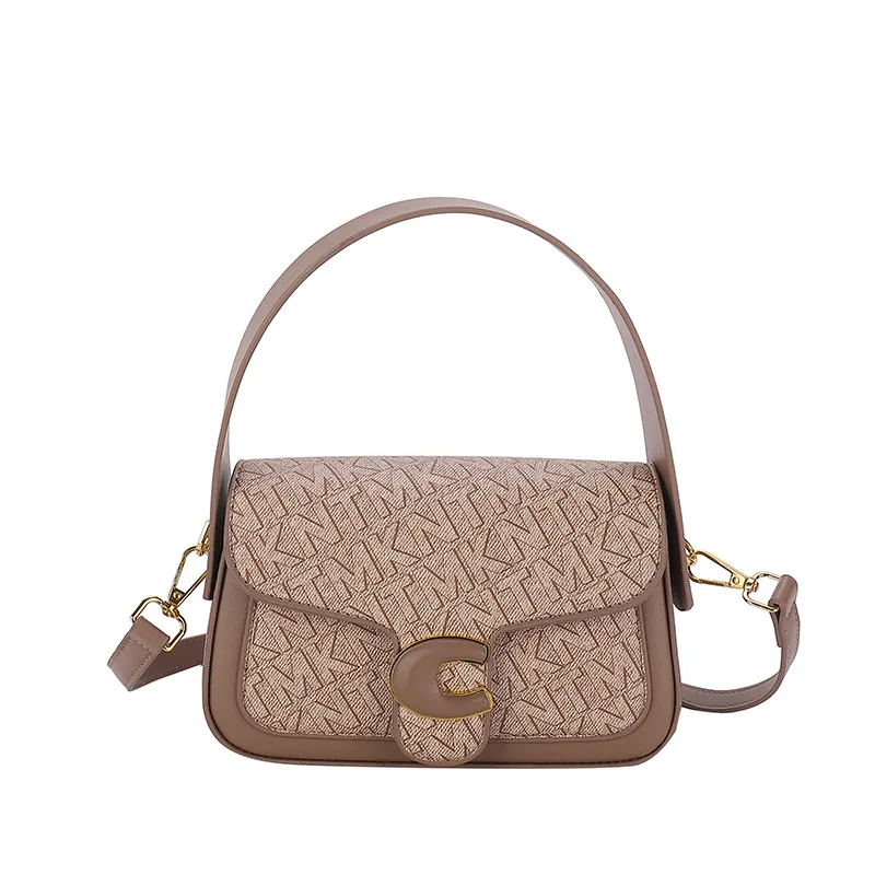 Womens bag 2024 cross-border new simple casual niche fashion handbag bag womens high-end crossbody bag armpit bag