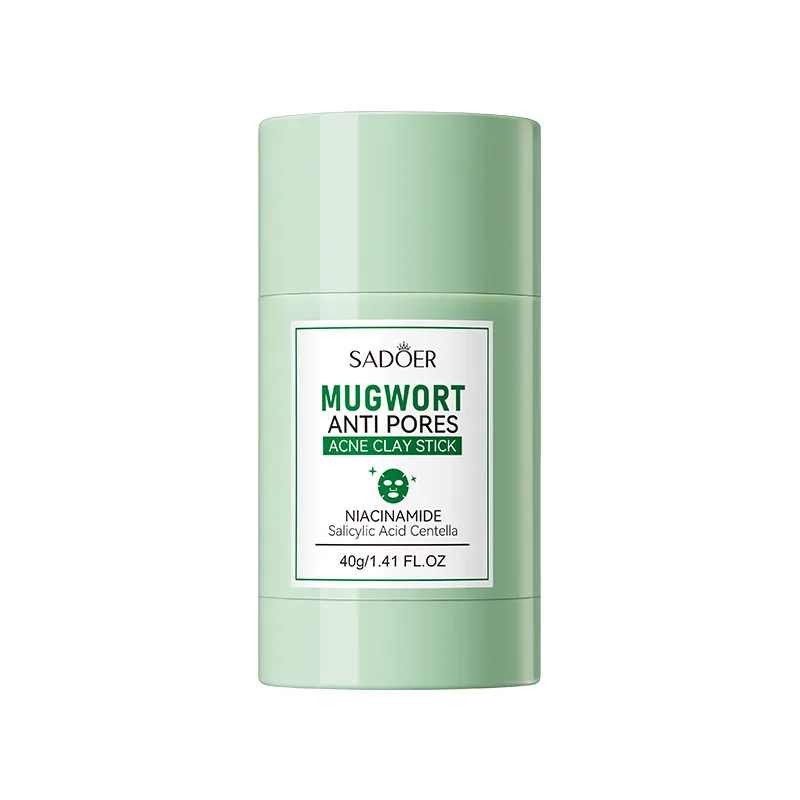 SADOER Wormwood Mud Mask Stick Deep Cleansing Acne Removal Student Gentle Cleansing Mud Mask Cross Border Wholesale