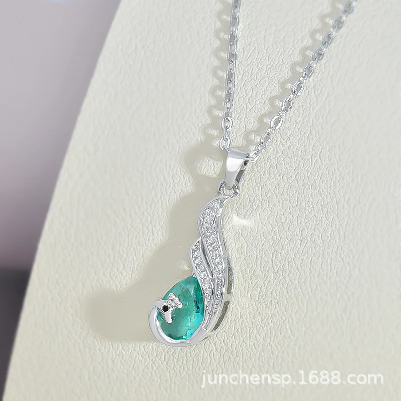 Kalung phoenix retro istana, reka bentuk khusus wanita, keluli titanium serba boleh dan mewah, set anting-anting loket tidak luntur, dalam 3