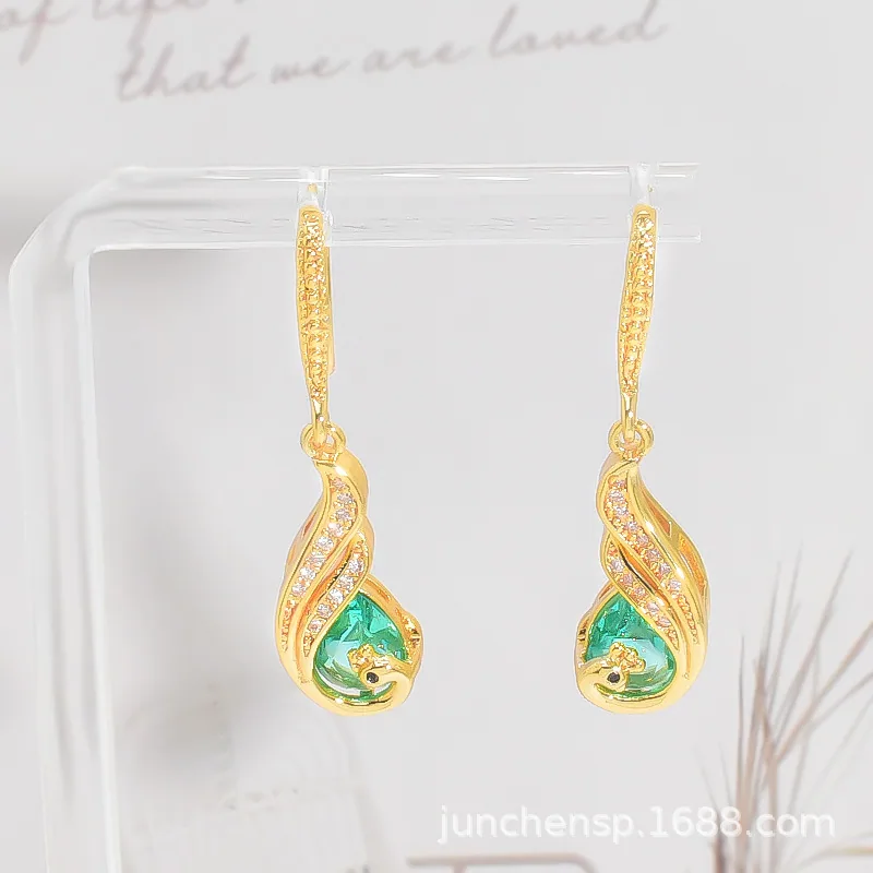 Kalung phoenix retro istana, reka bentuk khusus wanita, keluli titanium serba boleh dan mewah, set anting-anting loket tidak luntur, dalam 2