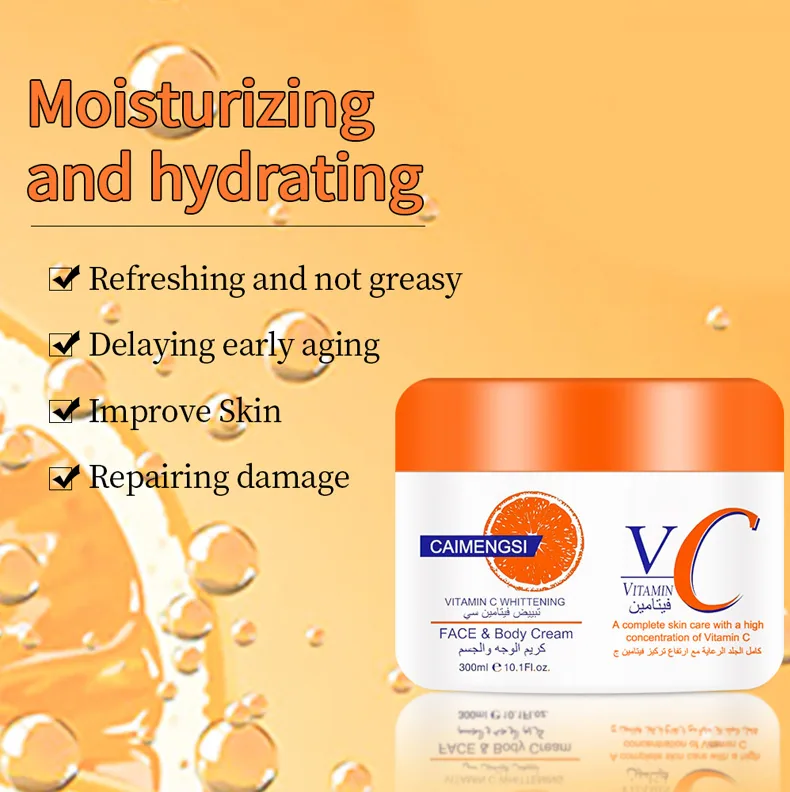 Exclusivo de comercio exterior transfronterizo para todo inglés VC crema facial hidratante, hidratante, que reduce los poros, tensa y b 12