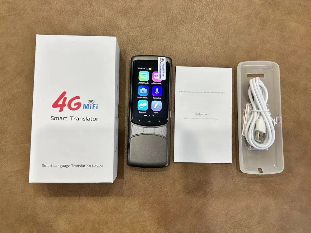 4G Intelligent Voice Translator Viet Nam Translator Cantonese Lao Voice Broadcast Multilingual Offline Translation Pen 7
