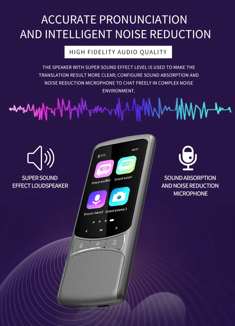4G Intelligent Voice Translator Viet Nam Translator Cantonese Lao Voice Broadcast Multilingual Offline Translation Pen 10