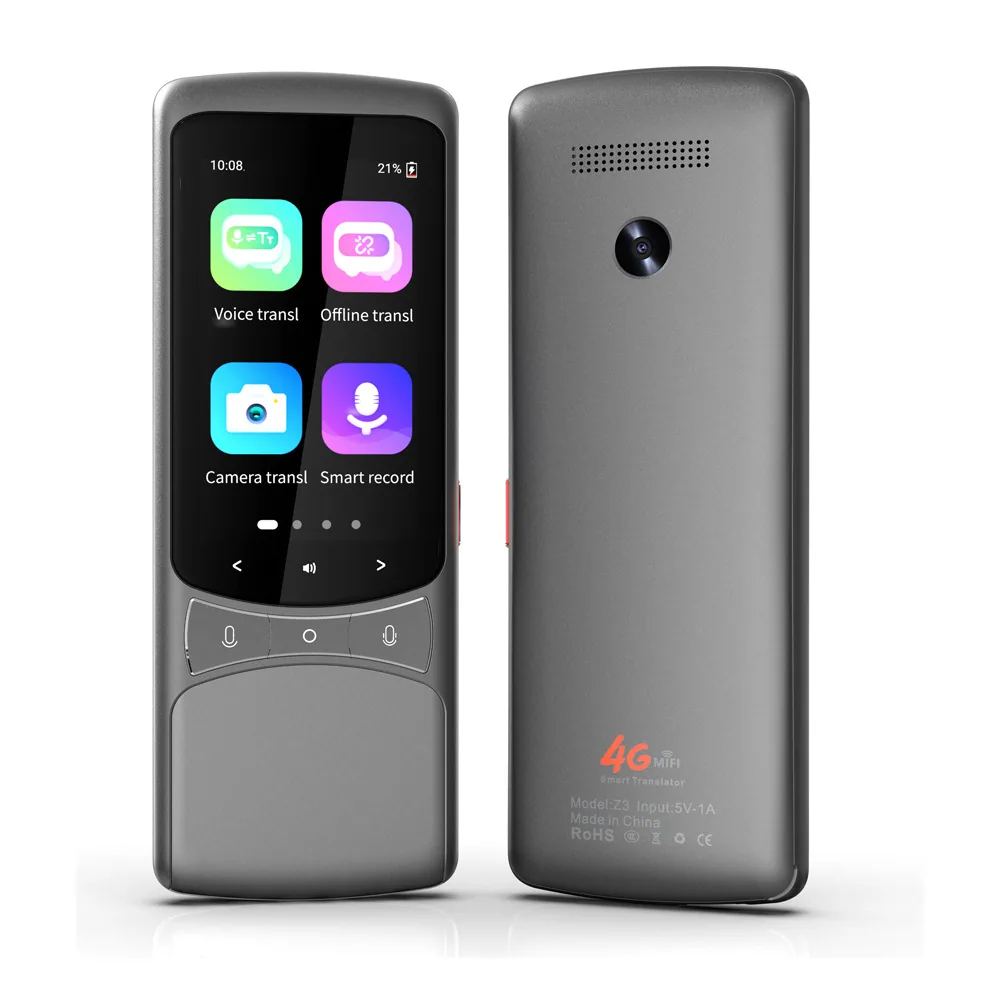 4G Intelligent Voice Translator Viet Nam Translator Cantonese Lao Voice Broadcast Multilingual Offline Translation Pen 5