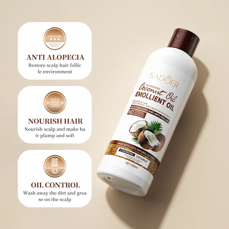 SADOER coconut body lotion application scene, replenishing moisture, removing odor, cross-border e-commerce foreign trade