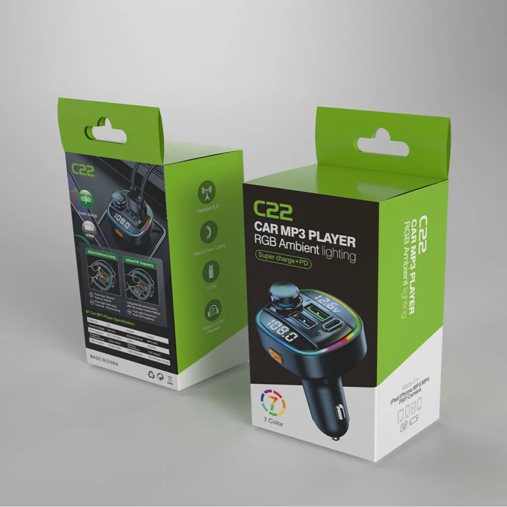 Pemancar FM kereta pengesanan voltan paparan dwi kereta mp3 pemain bluetooth usb pengecas pantas pengecasan pd pengecasan pantas 4