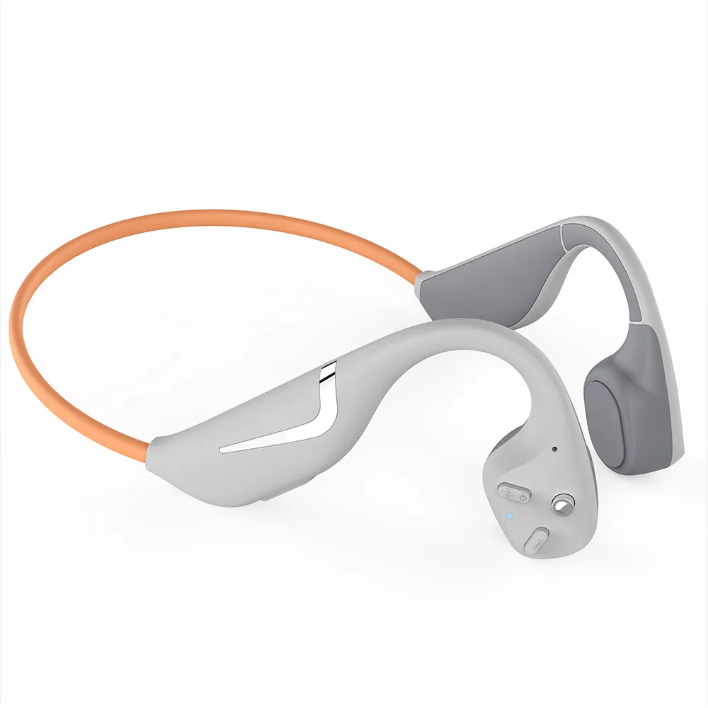 Cross-border bone conduction bluetooth headset true bone conduction wireless sports headset RGB light night running waterproof I 2