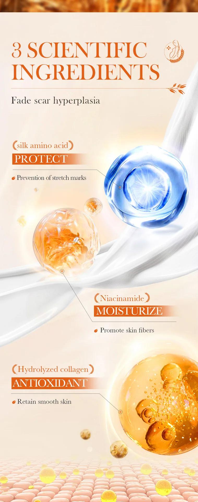 SADOER Oat Stretch Mark Cream, multiple specifications available, gentle skin-renewing body lotion, cross-border e-commerce w