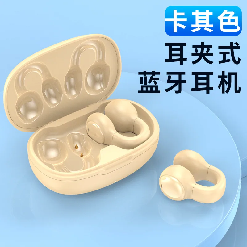 E-commerce popular M30 ear clip Bluetooth headset ultra-long battery life M47 does not enter the ear noise reduction bone conduc 12