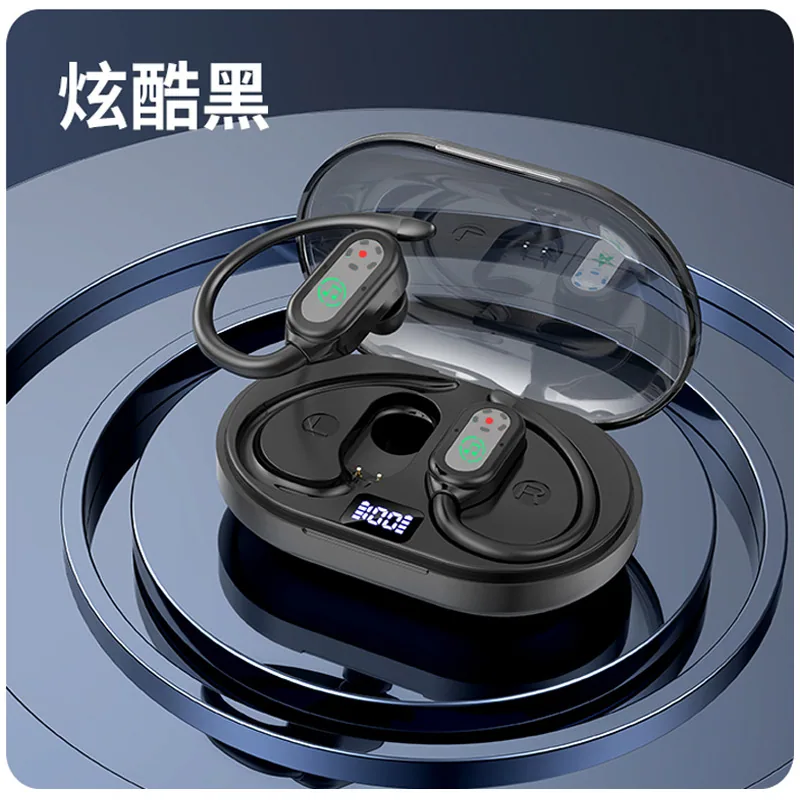 E-commerce popular M30 ear clip Bluetooth headset ultra-long battery life M47 does not enter the ear noise reduction bone conduc 4