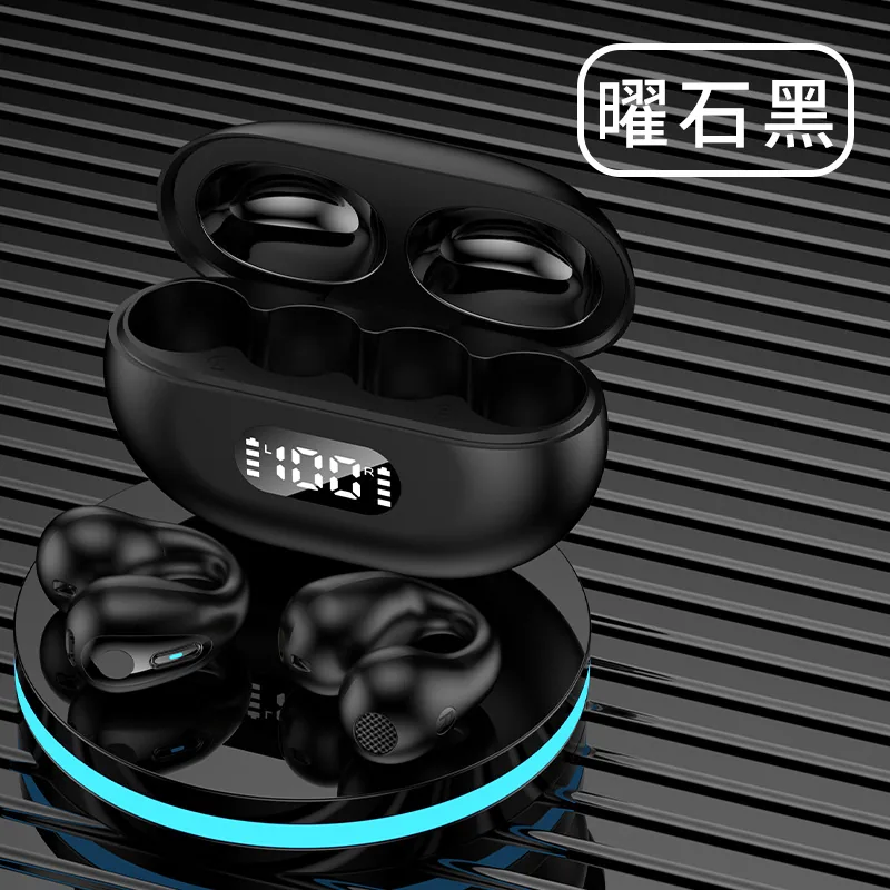 E-commerce popular M30 ear clip Bluetooth headset ultra-long battery life M47 does not enter the ear noise reduction bone conduc 7