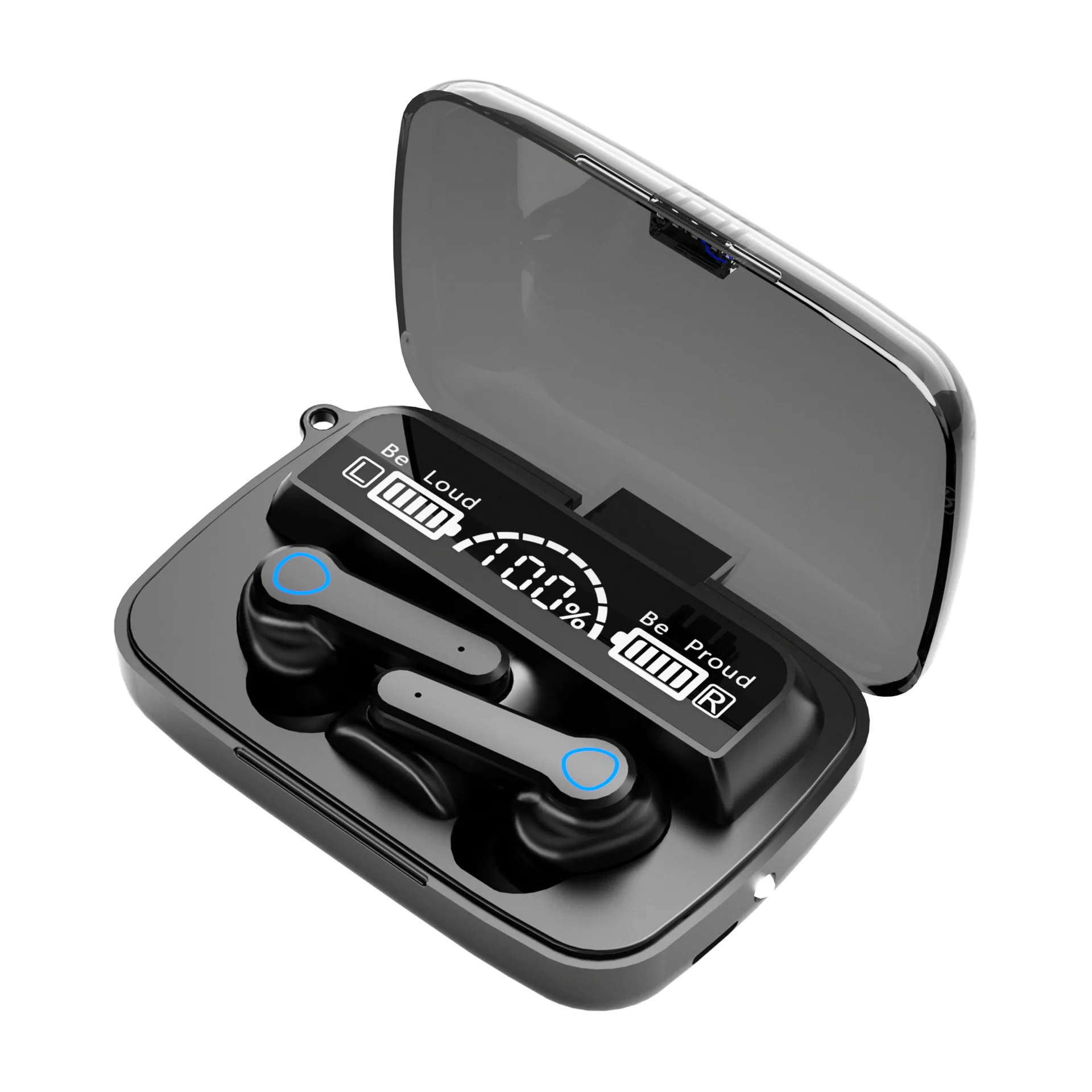 TEMU popular m19 earbuds in-ear sports tws wireless bluetooth headset 5.3 the warehouse source factory 5