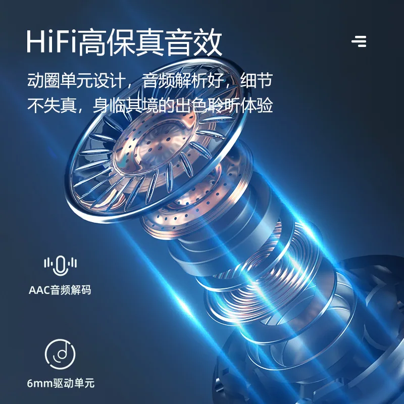 TEMU popular m19 earbuds in-ear sports tws wireless bluetooth headset 5.3 the warehouse source factory 3