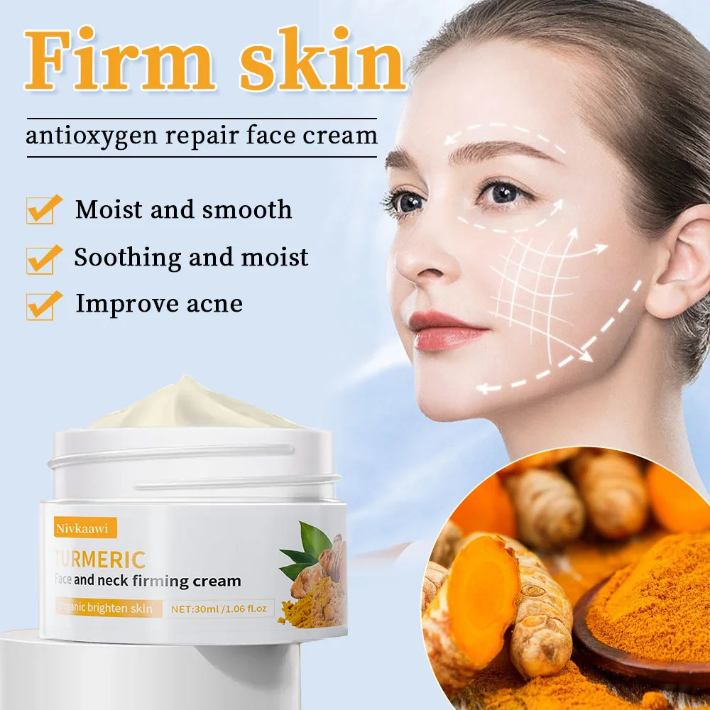 Cross-border hot products: Cross-border hot products: NivKaawi turmeric skin care cream, brightens skin tone, moisturizes and fa 9