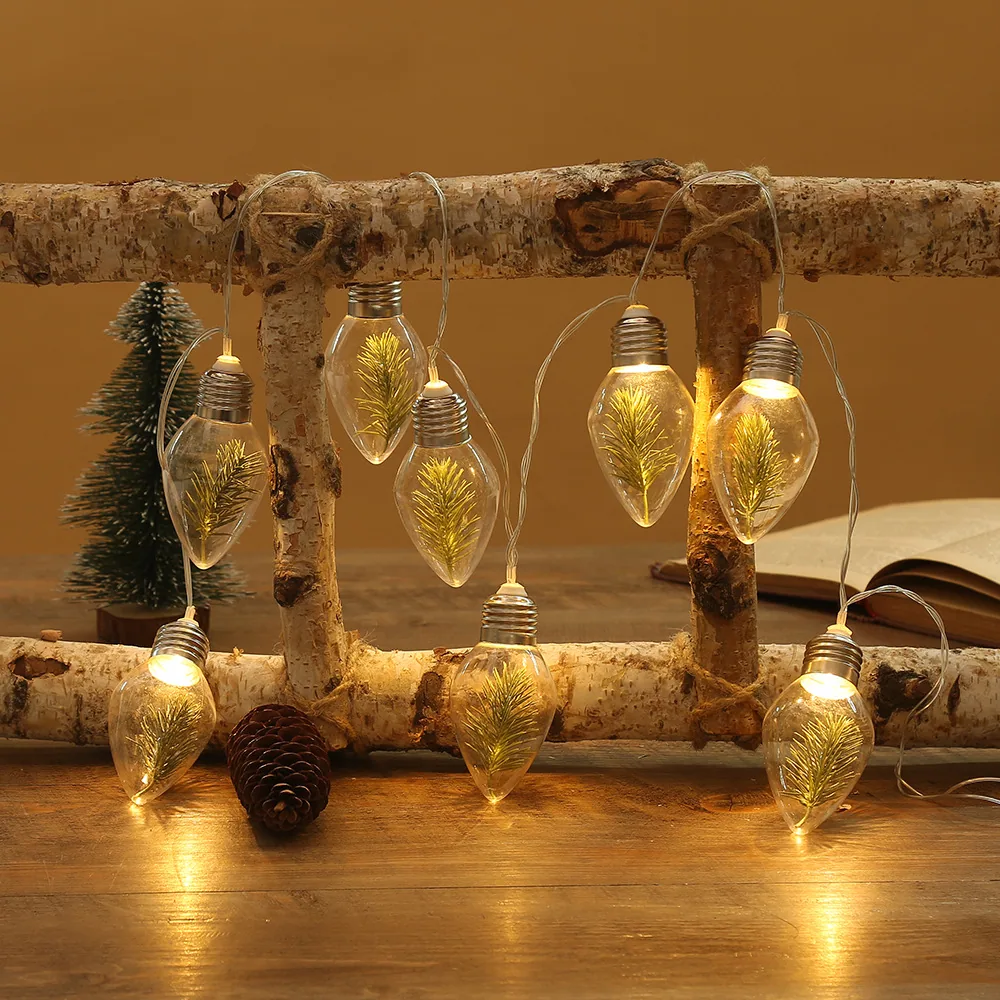 Cone christmas decoration lights led glowing lights to create an atmosphere christmas tree pendant holiday party decoration whol 2