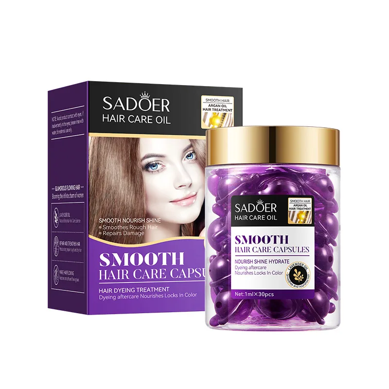 SADOER Morocco Argan Oil Rose Smoothing Hair Care Capsule Conditioner cross-border foreign trade wholesale 2