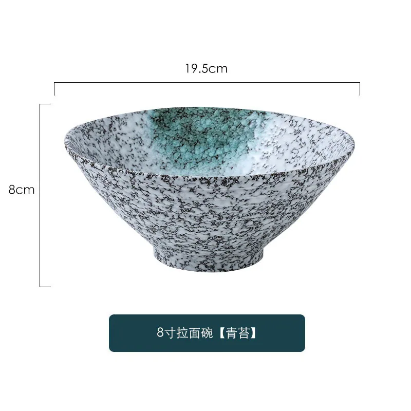 일본식 상업용 라면그릇, 가정용품, 라면그릇, 국그릇, 큰 모자그릇 6