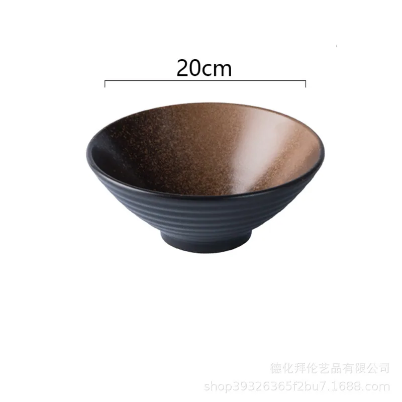 일본식 상업용 라면그릇, 가정용품, 라면그릇, 국그릇, 큰 모자그릇 5