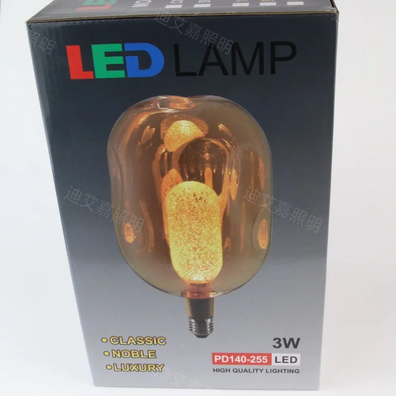 Big Bulb Glass Bulb in Bulb E27 Edison Vintage LED Bulb Detachable Bulb Ball in Ball Light 13