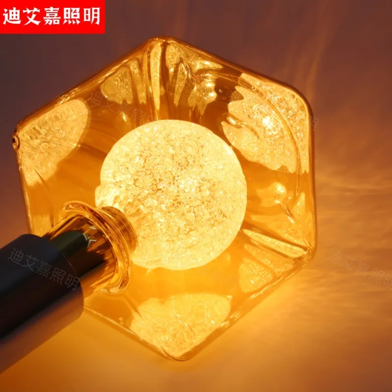 Square Bubble in Bulb E27 Edison Vintage LED Bulb Ball in Ball Bulb New light bulb 8