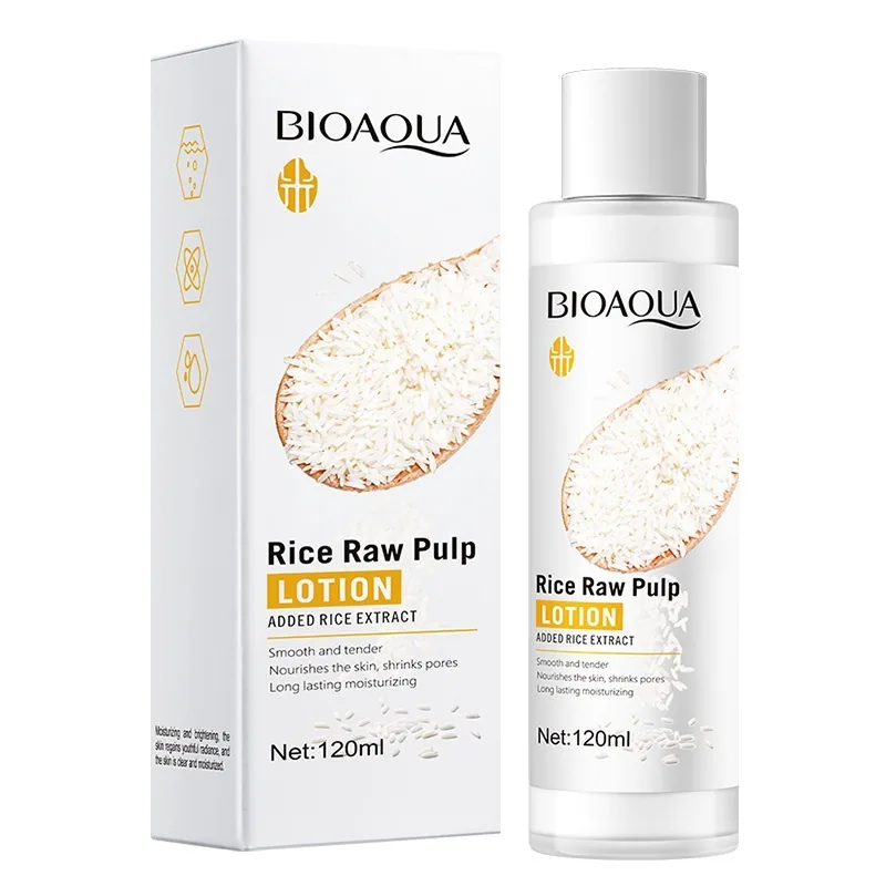 Rice milk facial cleanser, moisturizing skin care product set, moisturizing toner, facial cream, essence, cross-border foreign trade 4