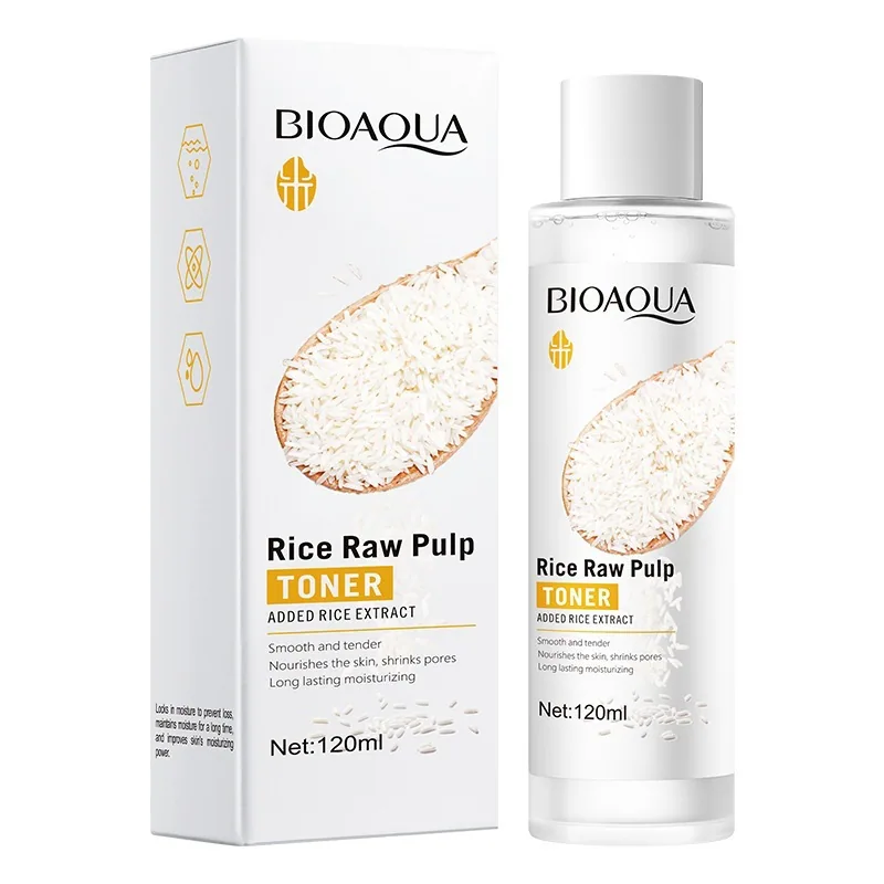 Rice milk facial cleanser, moisturizing skin care product set, moisturizing toner, facial cream, essence, cross-border foreign trade 3