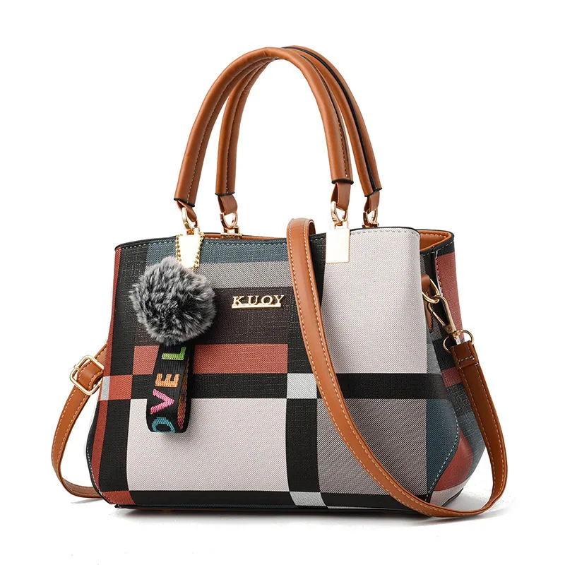Womens Bag Factory New Fashion Big Bag One-Shoulder Crossbody Bag Womens Bag Handbag Bag Womens Foreign Trade Hit 3