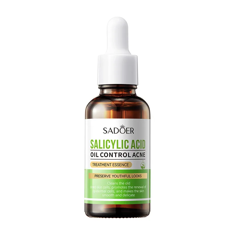 Use scene of SADOER Salicylic Acid Anti acne essence, apply it on the face, control oil, repair and fade acne mark pores