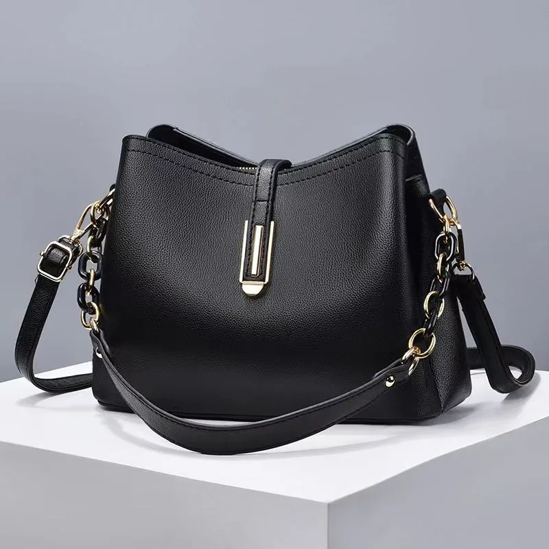 Bag Womens 2024 New Simple Crossbody Large-capacity Bag Womens Fashionable Casual Versatile One-Shoulder Crossbody Bag Overseas