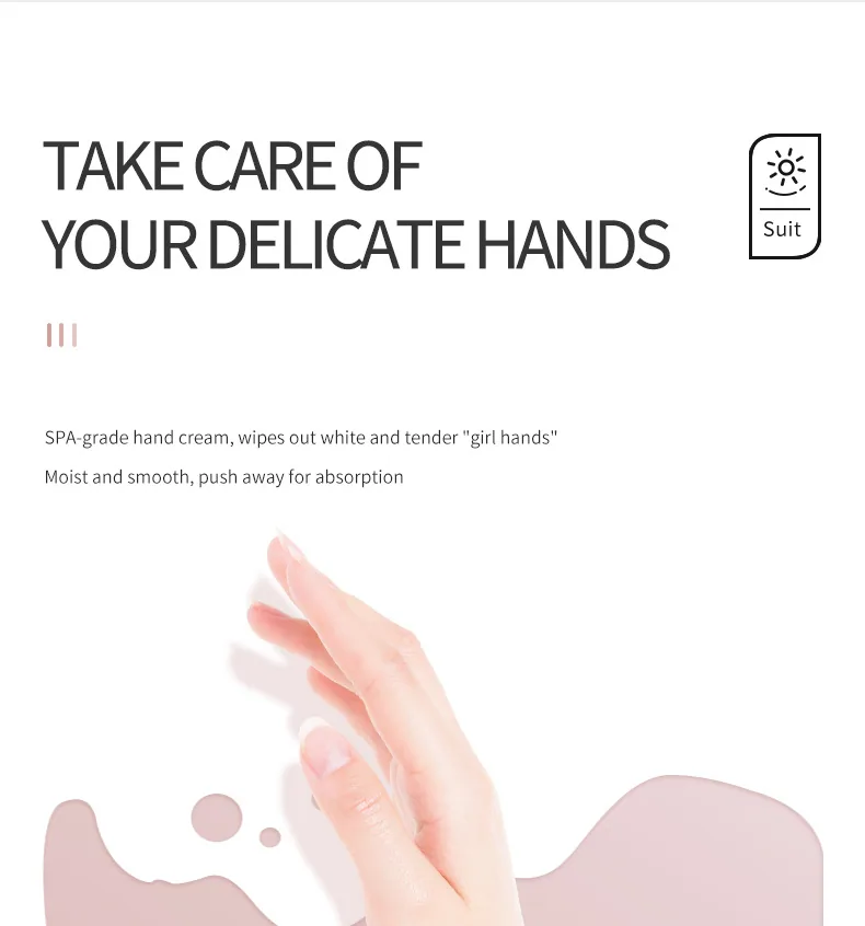 SADOER Avocado Hand Cream White Base Main Picture Refreshing Non greasy Moisturizing and Soft Hand Care Product