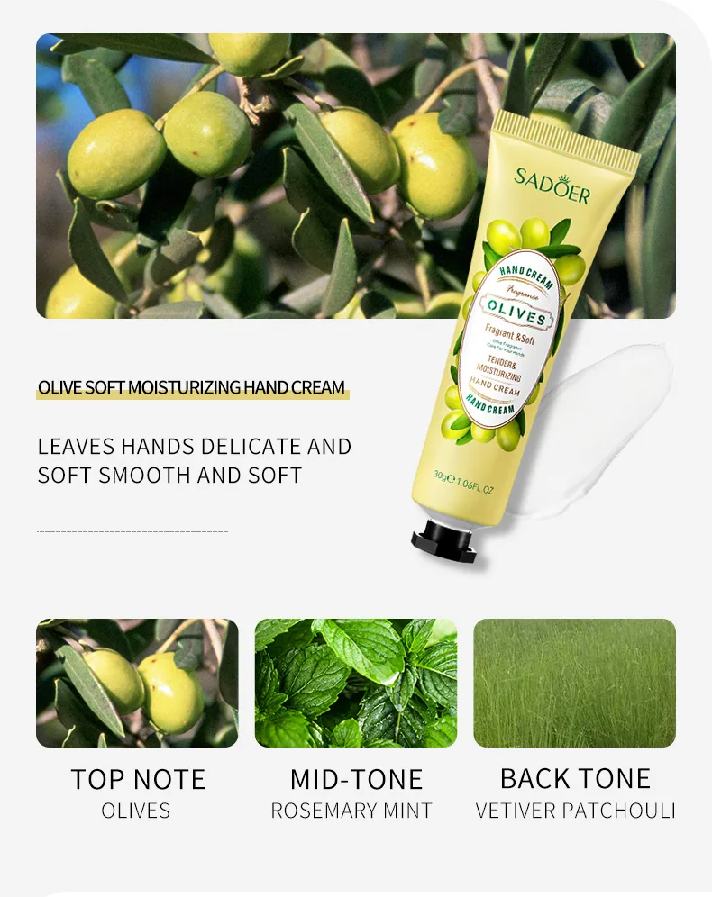 SADOER Avocado Hand Cream Multiple Combination Display, Home Stock Pack, Moisturizing, Softening, Refreshing, Non greasy